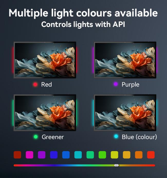 Durable construction and LED light bar features of the tablet