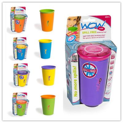 China Portable Safe As Seen On TV Colorful No Spills Wow Cup For Children for sale