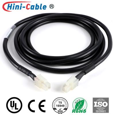 China 4.2mm 2x2Pin Male To Male 22AWG*4C Power Connection Cable for sale