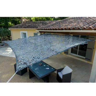 China Polyester Oxford Camouflage Sail Shade Anti UV For Sun Protection for sale