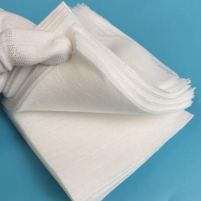 China High Absorbency White Industrial Cleanroom Wipes For Printer Cleaning for sale