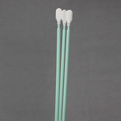 China 165mm Cleanroom Polyester Lint Free Cleaning Swabs Disposable For Printers for sale
