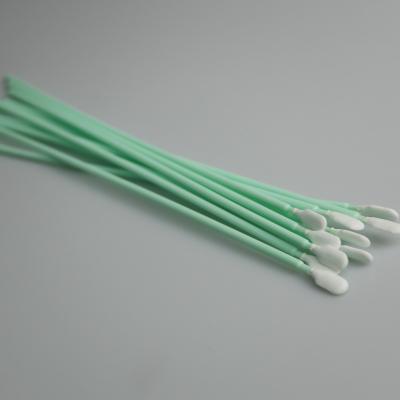 China 250mm Disposable Best Clean Long Handle Polyester Swabs For Pcb for sale