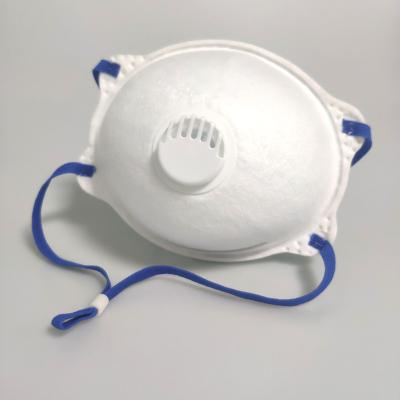 China Head-Mounted Cup Shape Protective Face Mask With Breathing Valve for sale