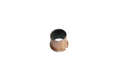 China Customized low carbon steel bronze flanged bushing with POM thickness 0.30-0.50mm for sale