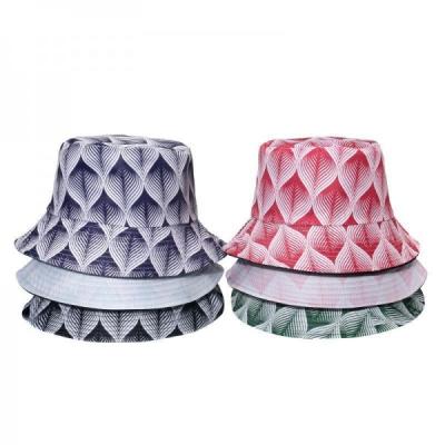 China 2022 Peach Heart Bucket Hat Geometric Wave Fisherman Hat For Women for sale