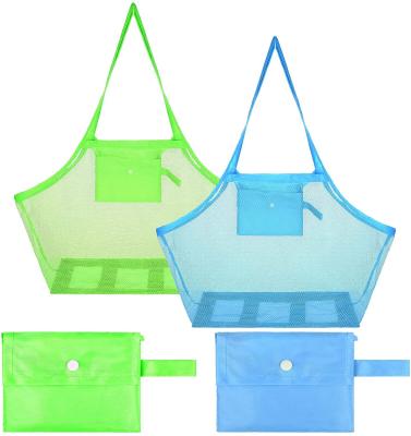 China Customized Children'S Large-Capacity Storage Bag Sundries Storage Mesh Beach Bag for sale