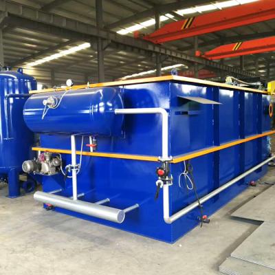 China 220V 380V Instalação de tratamento de águas residuais industriais Unidade de flutuação de ar dissolvido OEM à venda
