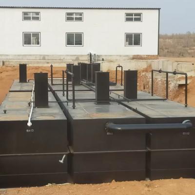 China Instalaciones de tratamiento de aguas residuales domésticas prefabricadas continuas 10-500 m3/día para uso industrial en venta