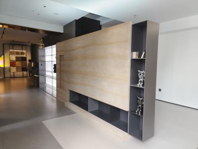 China L Shaped Multifunctional Aluminum Display Shelf For TV Storage Cabinet à venda
