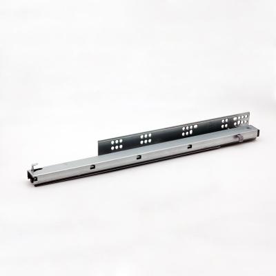 China 550mm Telescopic 3 Bearing Stainless Steel Slide Door Rails for sale