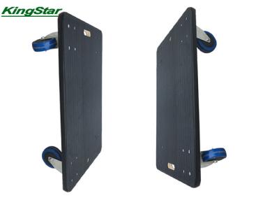 China Custom Design Black Plywood Moving Dolly Tool Cart No Locking Wheels for sale