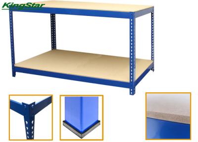 China 1.5M Boltless Heavy Steel Work Bench , Boltless Movable Workstation Rivet Style for sale