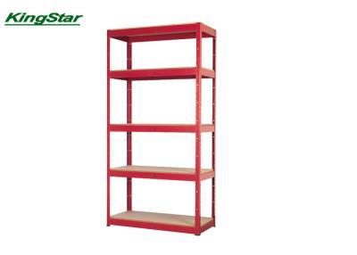 China Red Color 5tier layers  Boltless  heavy duty boltless Storage Shelf Racking Shelves shelving GS TUV ITS for sale