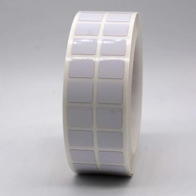 Chine Étiquette adhésive de transfert thermique de 15x12 mm Étiquette polyimide mate blanche de 2 millimètres à vendre