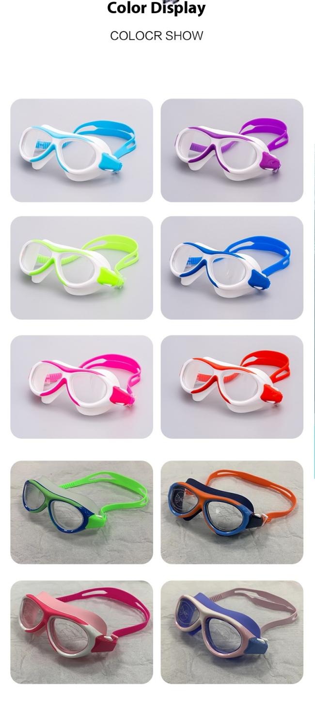 Professional swimming goggles in use underwater