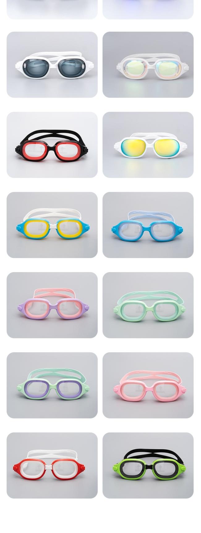 Children's cat ear swimming goggles close-up detail