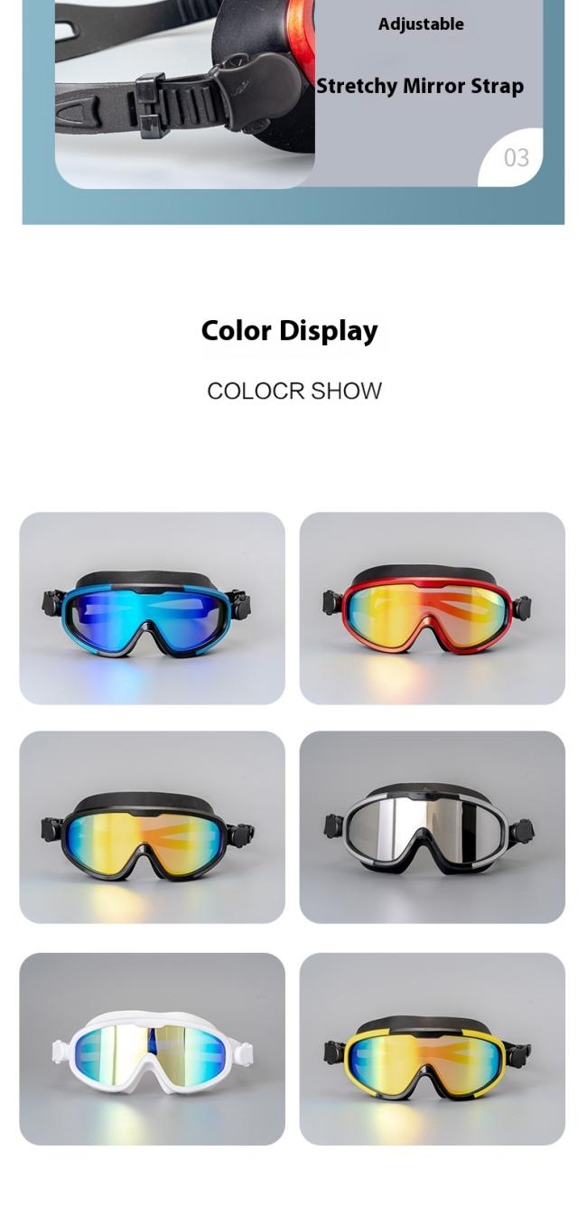 Children's cat ear swimming goggles close-up detail