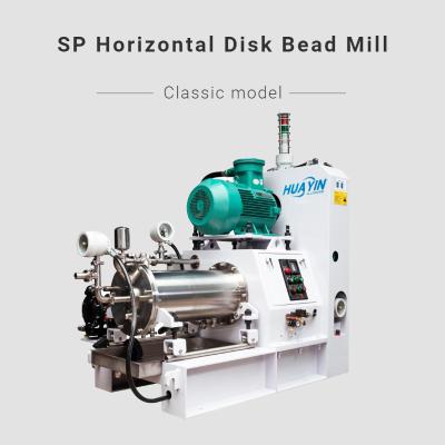China 30L 22Kw Explosion Bead Mill For Paint SUS304 9Cr18Mo With Double Mechanical Seal for sale