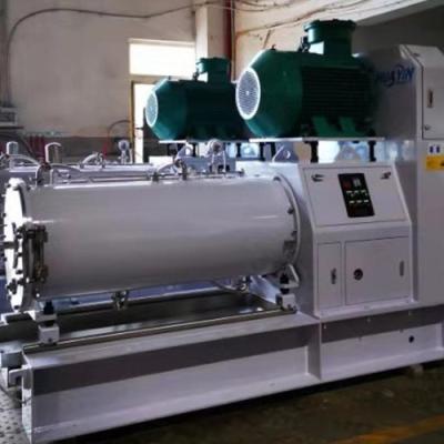 China Mass Production 55kW 250litre Non Ex-Proof For Chemical Fibre Horizontal Sand Mill for sale