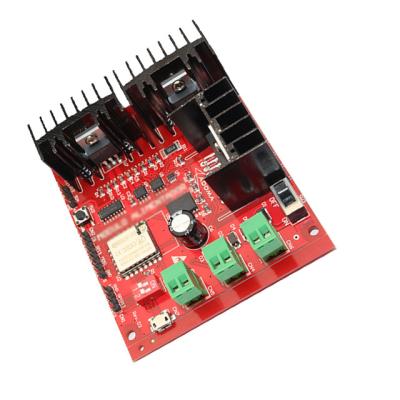 China Red Electronic FR4 Prototype PCB Assembly Circuit Board 4 Layer 1OZ HASL Rohs Approval for sale
