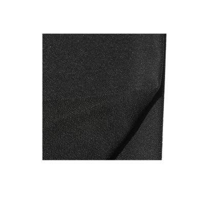 China Woven Black 100% Polyester Tricot Warp Knitted Fusible Fabric for sale
