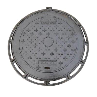 China Durable Ductile Round Cast Iron Manhole Cover For Road Construction for sale