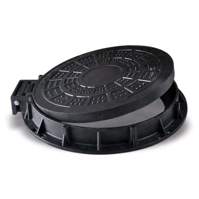 China Round Light Duty Cast Iron Manhole Cover 600 x 600 With Frame SGS Approval for sale