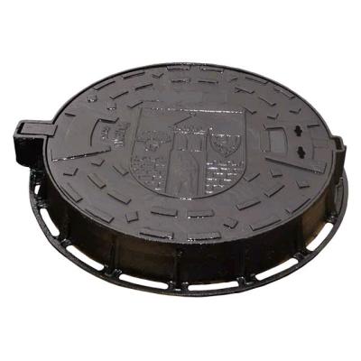 China High Strength Cast Ductile Iron Sewer Manhole Cover With Frame Double Seal for sale