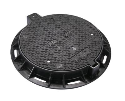 China EN124 D400 Round Lockable Heavy Duty Manhole Covers For Public Places for sale