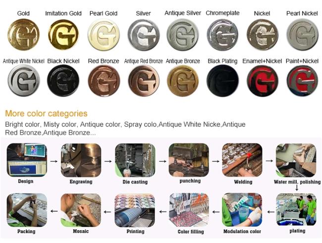 Custom medal side view