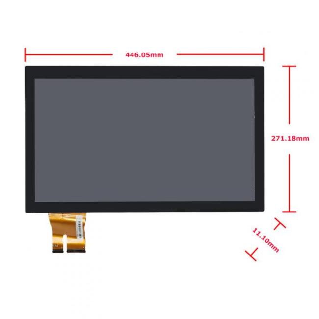 1100nits Brightness PCAP Touch Display 18.5 Inch 1920x1080 TFT LCD Screen 1