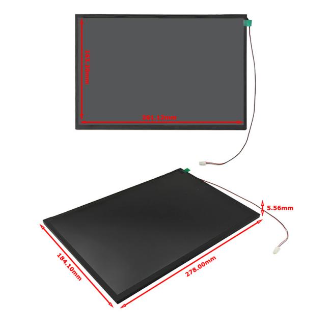 12.1 Inch IPS LCD Panel 1280x800 Wide Temperature 1000nit LVDS TFT LCD Module 1