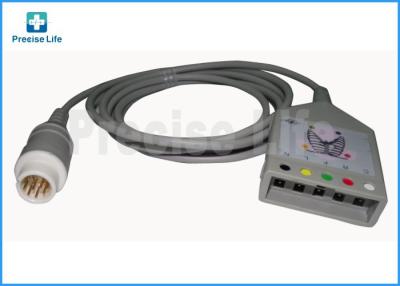 China Cable médico del monitor paciente M1600A ECG de los recambios alrededor del conector pin 8 en venta