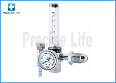China Zinc Alloy G5/8 male CO2 / Argon pressure regulator with Gas Flowmeter for sale