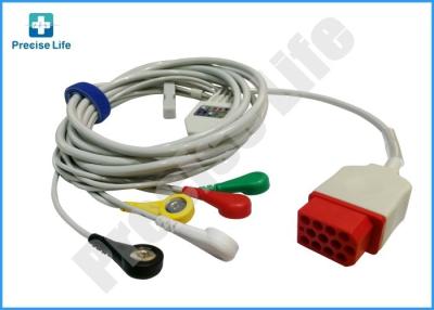 Chine Type d'une seule pièce de câble de moniteur de Bionet BM5 ECG 12 connecteur mâle avec la rupture à vendre