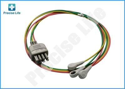China Nihon Kohden BR-913P Electrode Lead K910A ECG Lead Wire ECG Cable With Snap for sale