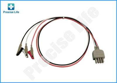 中国 Nihon Kohden BR-903PA ECG lead wire 0.5m 3 leads ECG Cable With Clip 販売のため