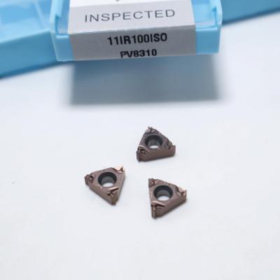China Carbide Insert CNC Threading Inserts, Internal-thread making,11IR100ISO 11IR150ISO PV8310 for sale