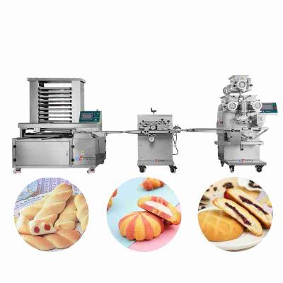 China Galleta comercial que encrusta la máquina rellena máquina del cortador de la galleta en venta