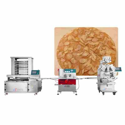 China Puff Pastry Cookie Encrusting Machines Used In Biscuit Factory for sale