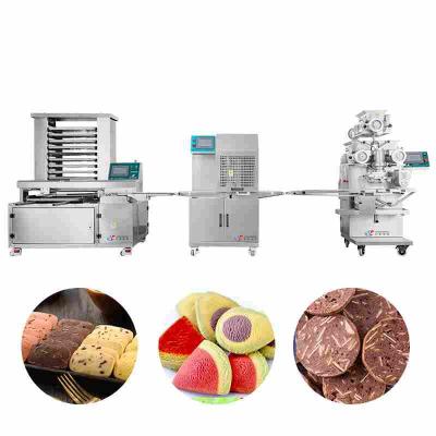 China 220V Encrusting Machinery SUS304 Biscuit Cake Making Machine for sale