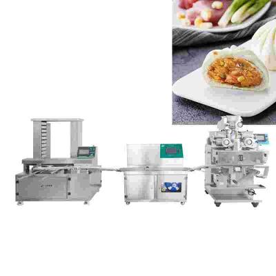 China Geautomatiseerde Gestoomde Broodjesproductielijn Baozi die Machinece ISO9001 maken Te koop