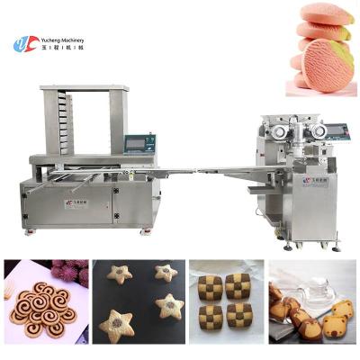 China High Productivity PLC Cookie Encrusting Machine 20L Hopper Capacity for sale
