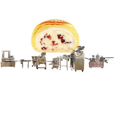 China Double Puff Pastry Making Machine Pproduction Line Te koop