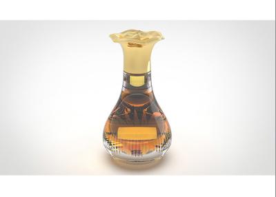 China Custom Logo 15Mm Zinc Alloy Perfume Bottle Caps Luxury Creative Flower Style for sale