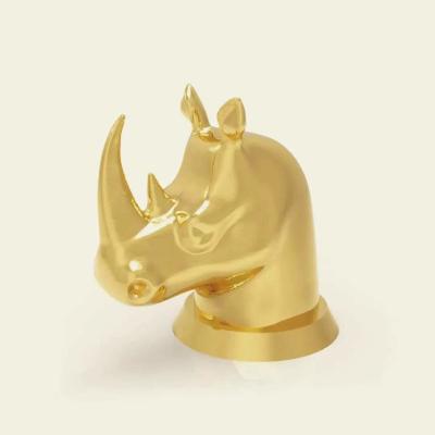 China Animal Universal Fea 15Mm Metal Perfume Bottle Zamac Caps Luxury Creative for sale