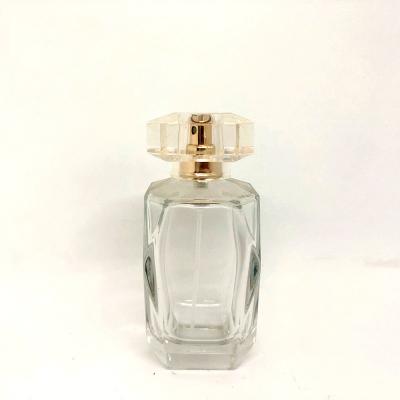 China 75ml Exquisite Diamond Perfume Bottle Glass Bottle Transparent Bayonet Spray Empty Bottle Perfume Packaging Factory for sale