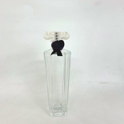 China Mitternachts-Parfümflasche-Glas-Flaschen-Presse-Bajonett-leere Flasche Rose 100ml parfümieren verpackende erstklassige Vorflasche zu verkaufen