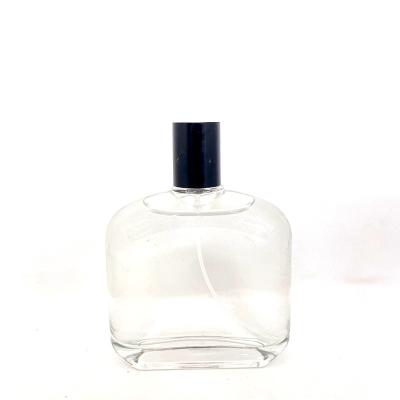 China Transparent Perfume Bottle 100ml Glass Bottle Empty Bottle Portable Press Spray Sub Bottle Perfume Packaging for sale